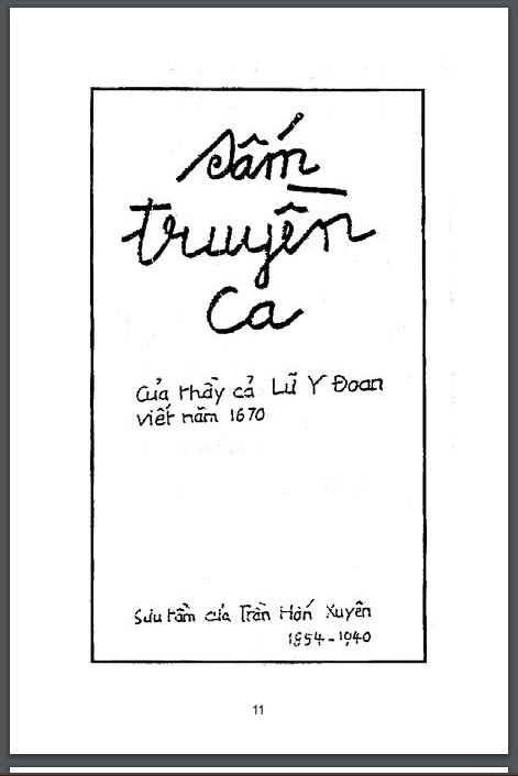 Chuẩn bị tọa đàm về di sản Sấm truyền ca
